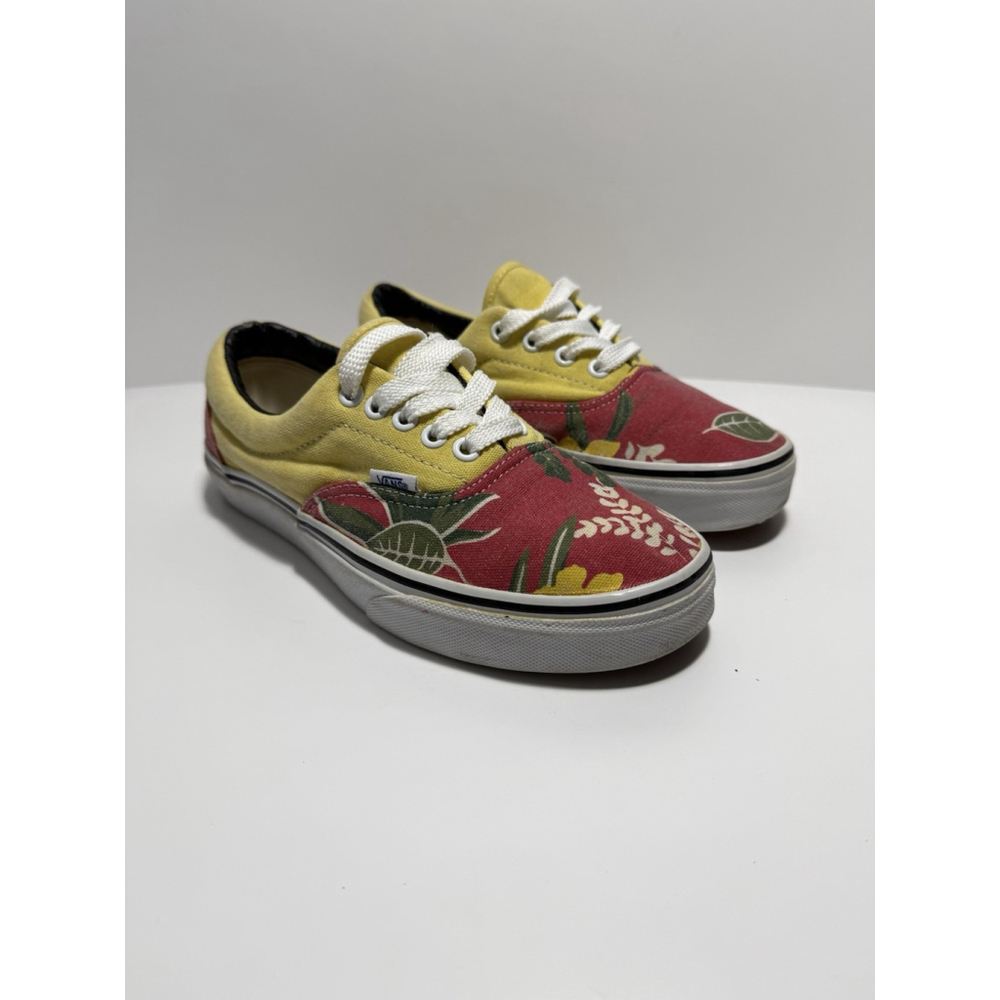 Vans Van Doren Hawaiian Floral Print Canvas Sneakers Shoes Size 6 Men/7.5 Women